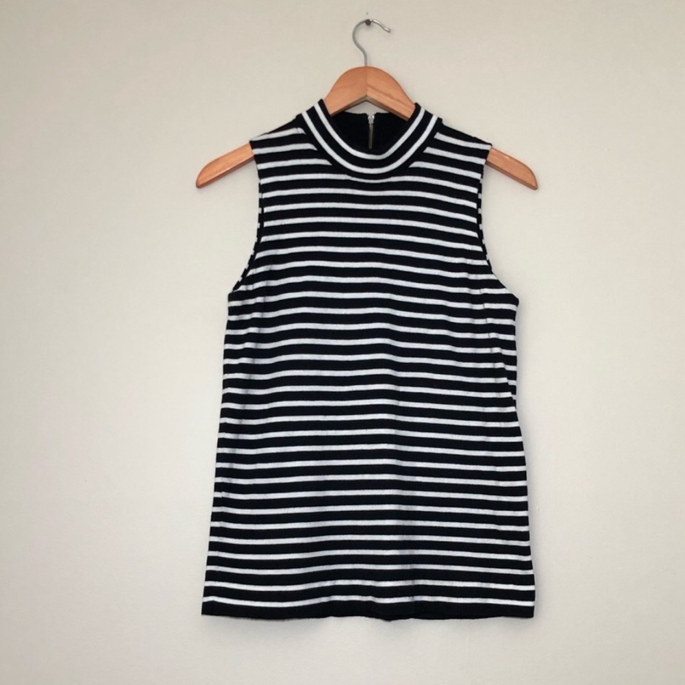 5/$35 J. Crew Factory Striped Cotton Sweater Vest